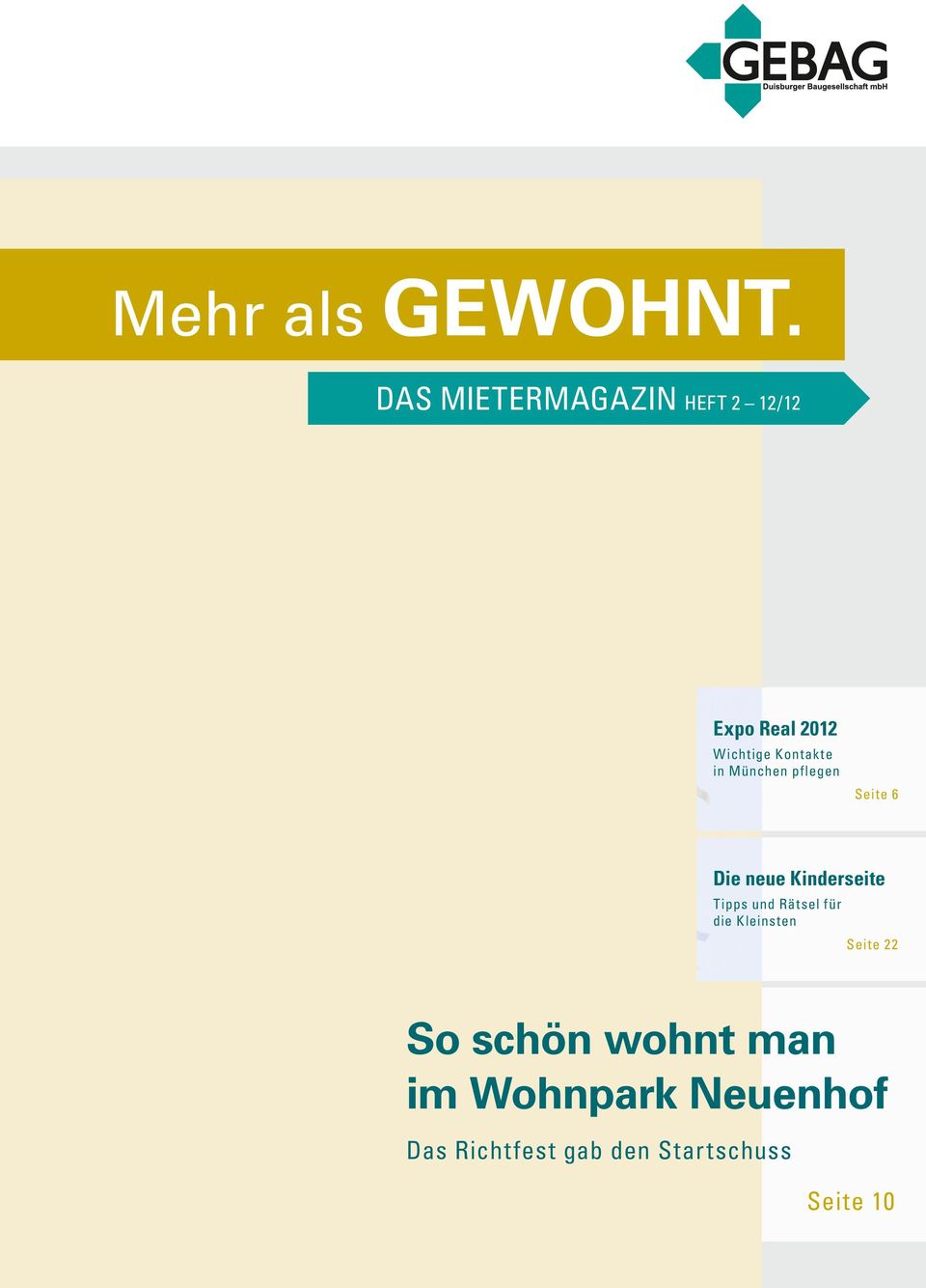 in München pflegen Seite 6 Die neue Kinderseite Tipps und Rätsel