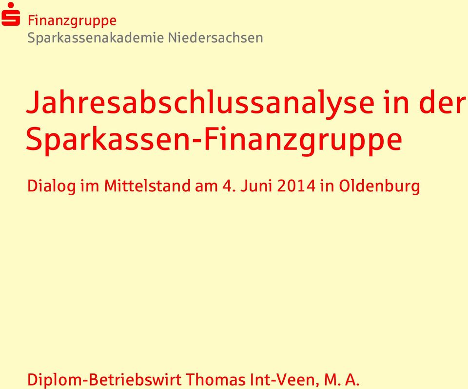 am 4. Juni 2014 in Oldenburg
