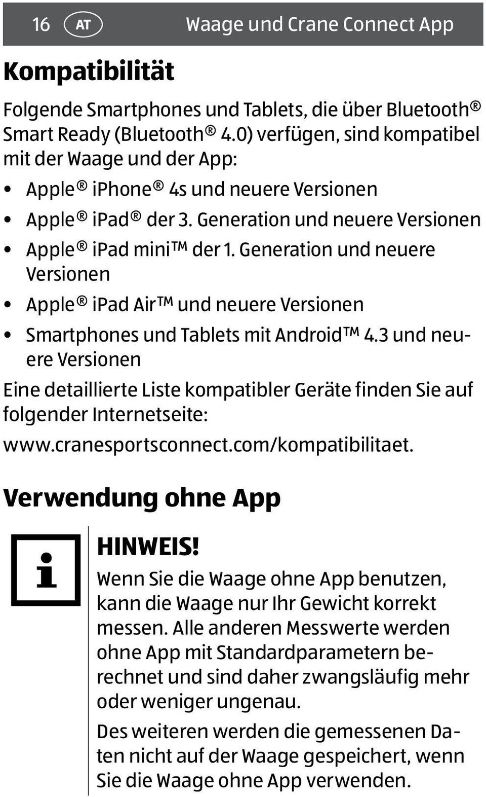 Generation und neuere Versionen Apple ipad Air und neuere Versionen Smartphones und Tablets mit Android 4.