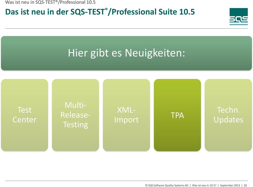 Release- Testing XML- Import TPA Techn.