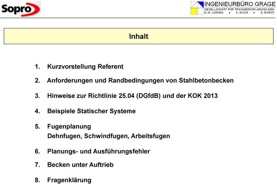 Hinweise zur Richtlinie 25.04 (DGfdB) und der KOK 2013 4.
