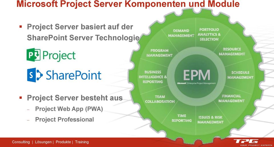 SharePoint Server Technologie Project Server