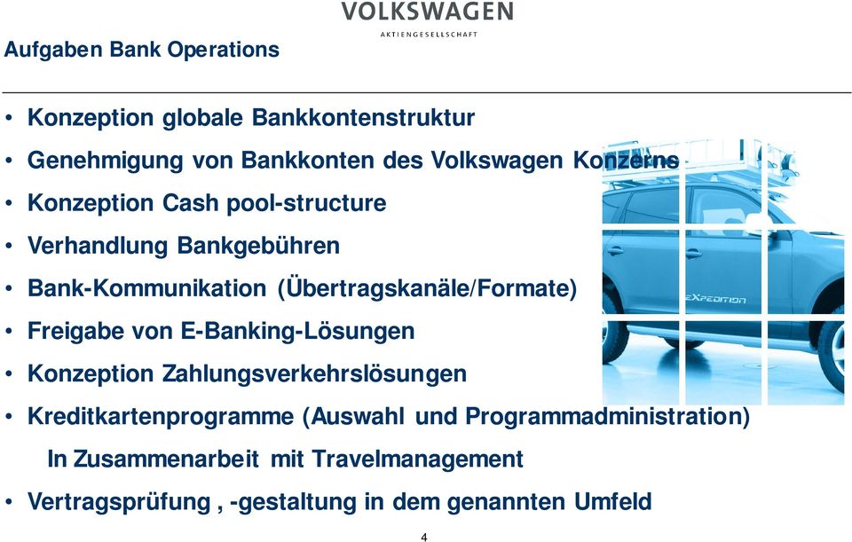 (Übertragskanäle/Formate) Freigabe von E-Banking-Lösungen Konzeption Zahlungsverkehrslösungen