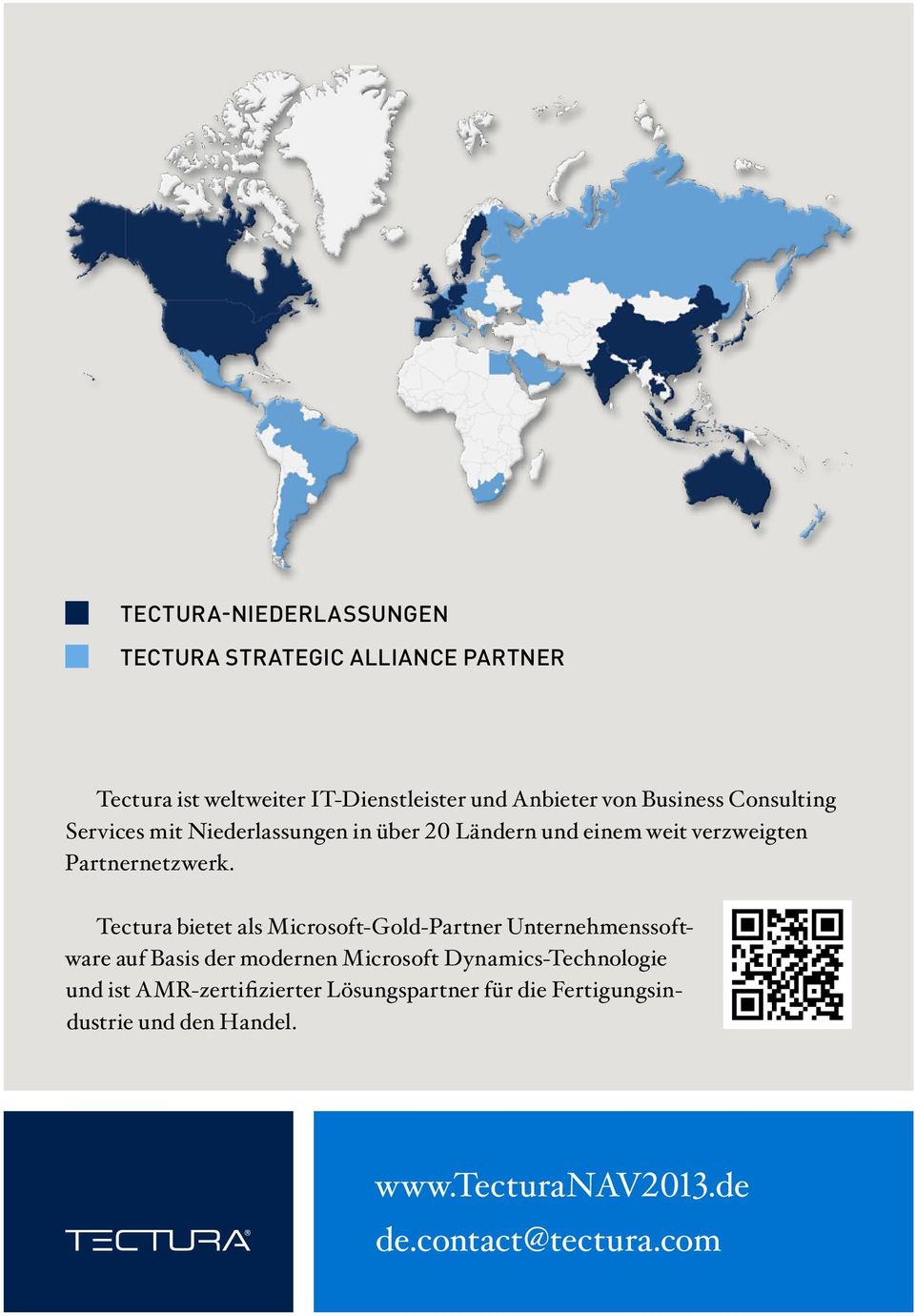 Tectura bietet als Microsoft-Gold-Partner Unternehmenssoftware auf Basis der modernen Microsoft Dynamics-Technologie