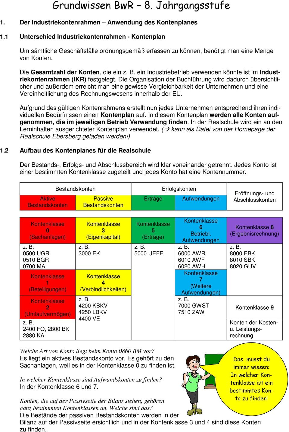 ein Industriebetrieb verwenden könnte ist im Industriekontenrahmen (IKR) festgelegt.