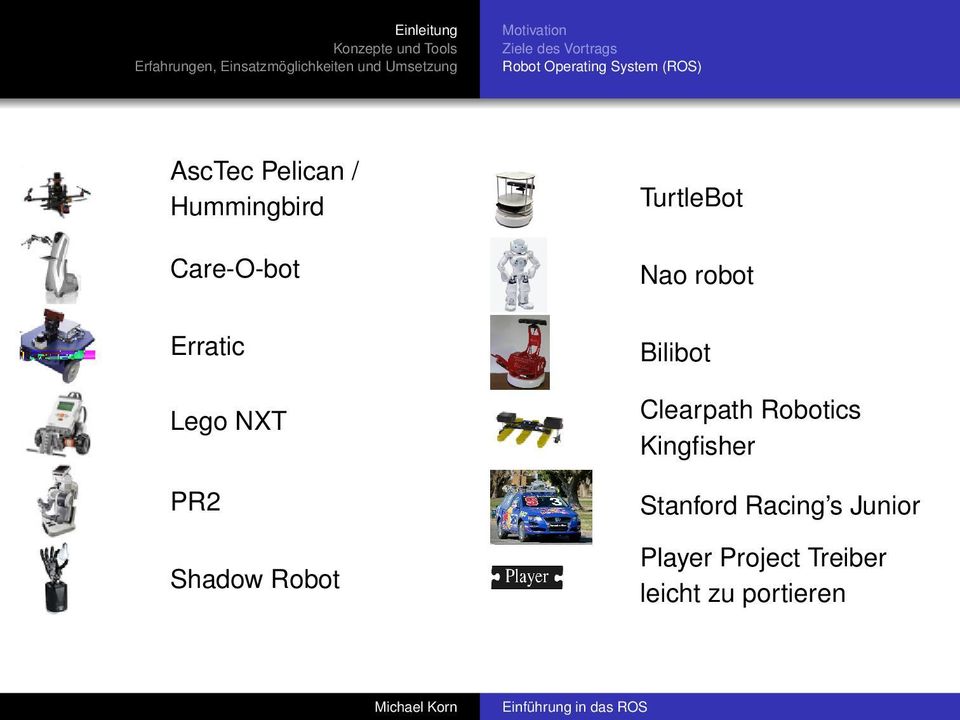 Shadow Robot TurtleBot Nao robot Bilibot Clearpath Robotics