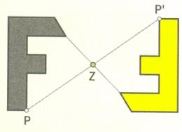 M 7.2 Punktsymmetrie Figuren, die bei einer Drehung um um einen Punkt mit sich selbst zur Deckung kommen, heißen punktsymmetrisch.
