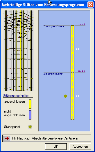 der Geschosshöhe oder der Wandeigenschaften) Zoomfunktionen mit der Maus analog Nemetschek Allplan Optional automatische Ermittlung der horizontalen Zusatzlasten aus Schiefstellung... u.v.m. siehe Updateinfos unter www.