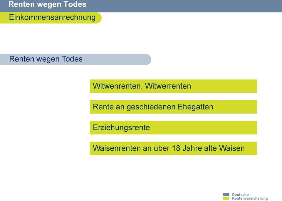 an geschiedenen Ehegatten Erziehungsrente