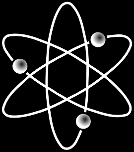 Die Größenverhältnisse eines Atoms Durchmesser