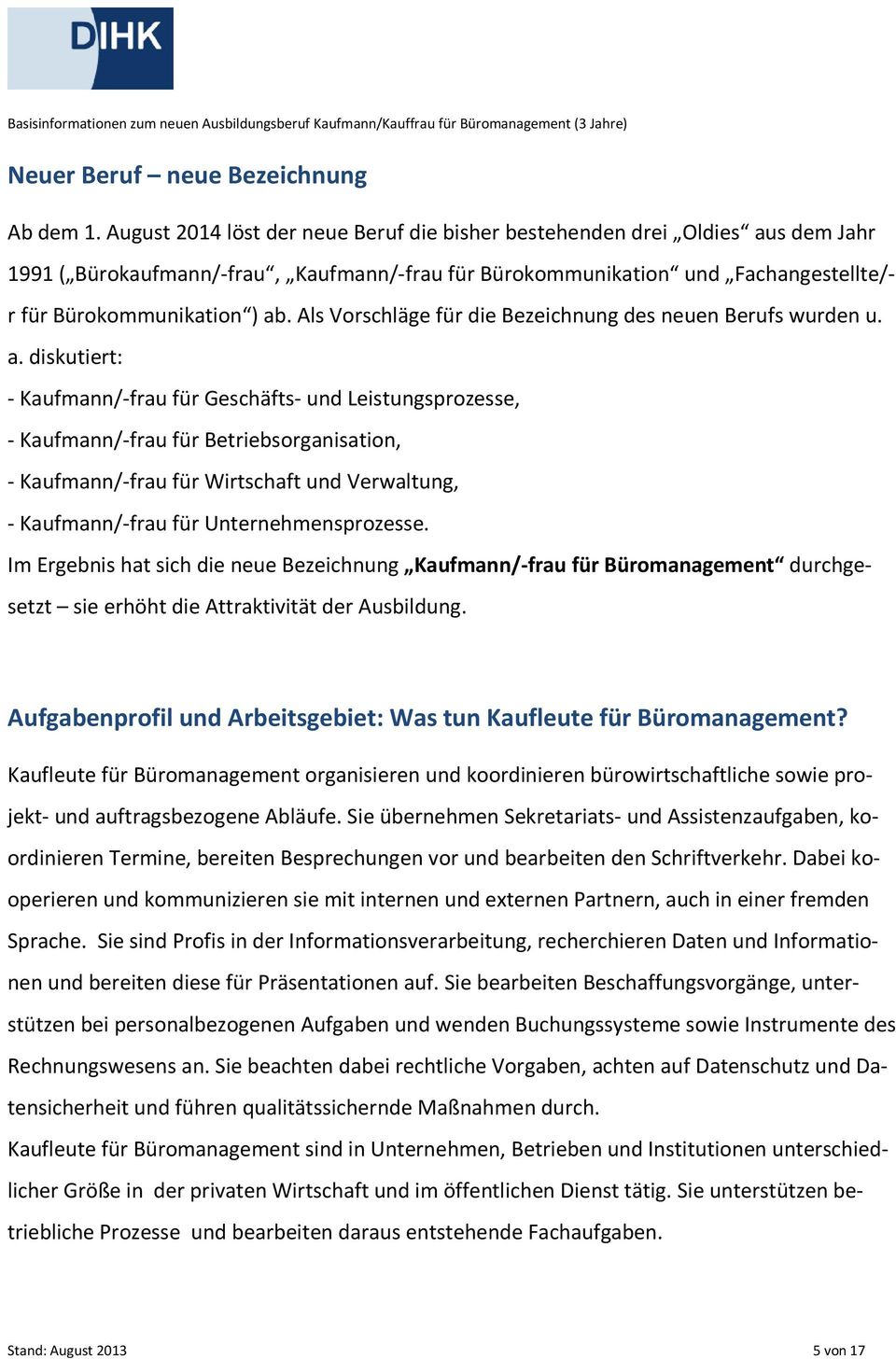 Kaufmann Kauffrau Fur Buromanagement Pdf Kostenfreier Download