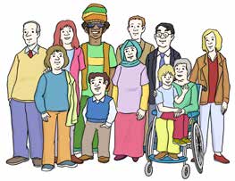 Teilhabe Menschen mit Behinderung sollen überall dabei sein können. Sie sollen selber mit planen können: Und sie sollen selbst mit entscheiden können.