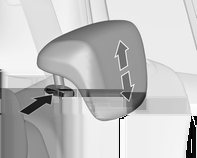 38 Sitze, Rückhaltesysteme Horizontale Einstellung Kopfstützen der Rücksitze Aktive Kopfstützen Bei einem Heckaufprall rücken die vorderen Teile der aktiven Kopfstützen etwas nach vorn.