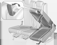 44 Sitze, Rückhaltesysteme Komforteinstieg Die äußeren Sitze der zweiten Sitzreihe können gekippt werden, um besseren Zugang zu den Sitzen der dritten Sitzreihe zu erhalten.