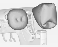 Sitze, Rückhaltesysteme 55 Jeder Airbag löst nur einmal aus. Ausgelöste Airbags in einer Werkstatt austauschen lassen.