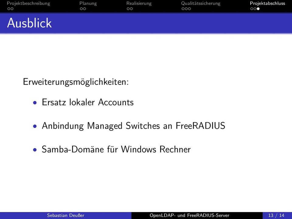 FreeRADIUS Samba-Domäne für Windows Rechner