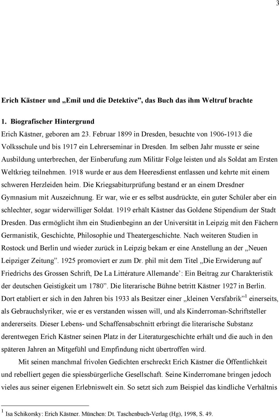 Erich Kastner Und Emil Und Die Detektive Das Buch Das Ihm Weltruf Brachte Pdf Free Download