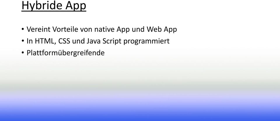 HTML, CSS und Java Script
