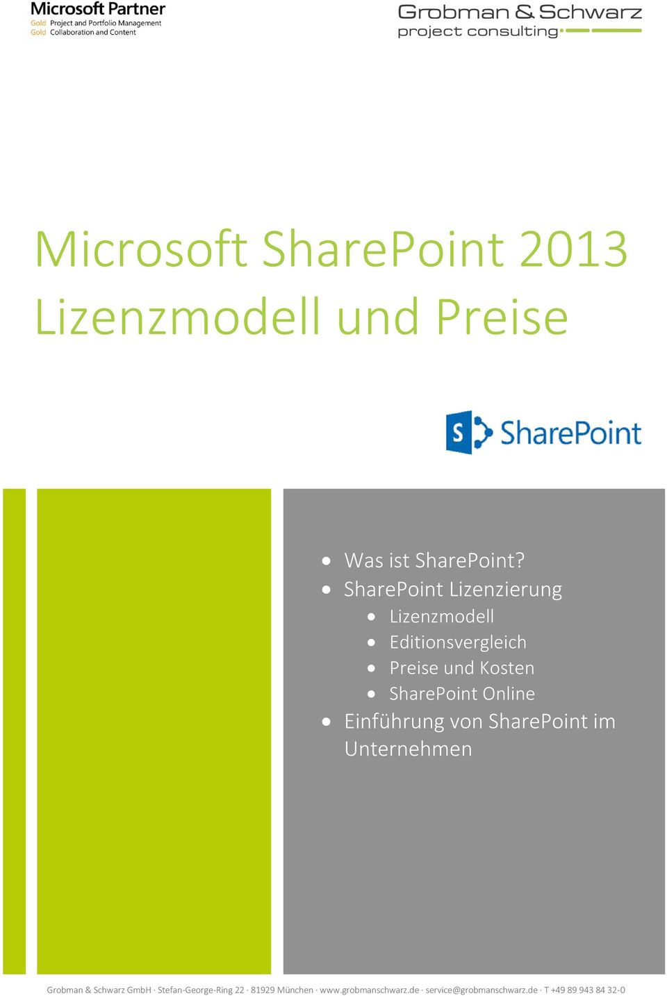 SharePoint Lizenzierung Lizenzmodell