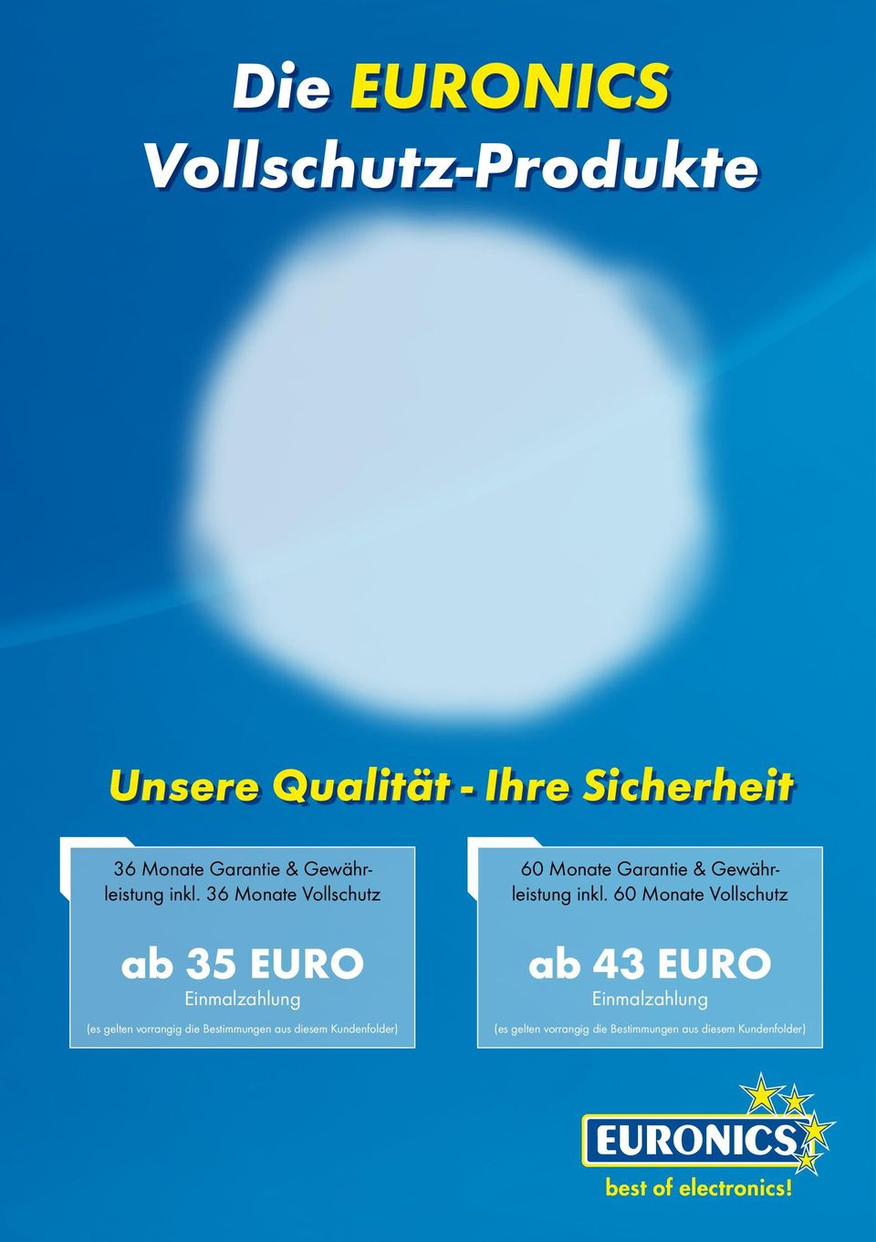 36 Monate Vollschutz ab 35 EURO Einmalzahlung (es gelten vorrangig die Bestimmungen aus