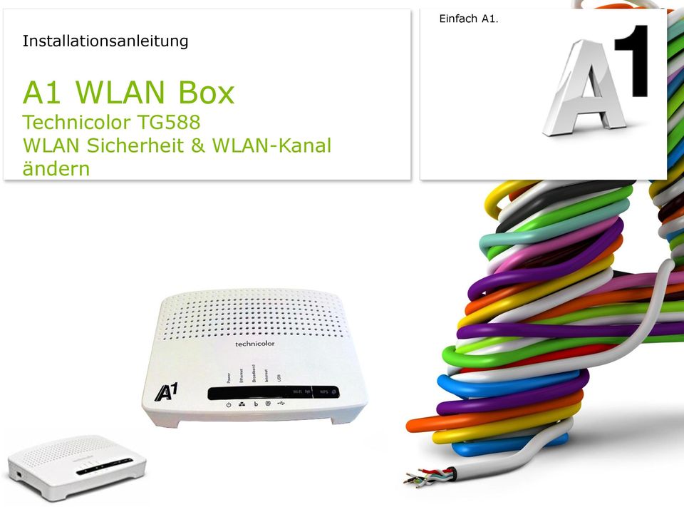A1 WLAN Box Technicolor