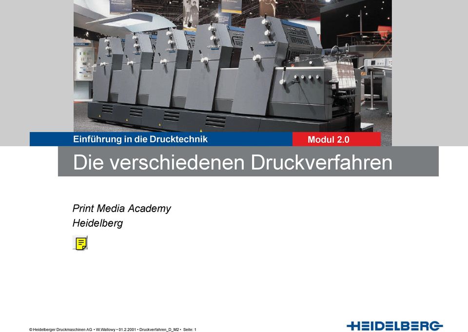 Academy Heidelberg Heidelberger Druckmaschinen