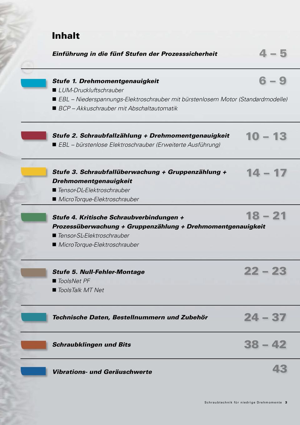 Schraubfallzählung + Drehmomentgenauigkeit EBL bürstenlose Elektroschrauber (Erweiterte Ausführung) 10 13 Stufe 3.