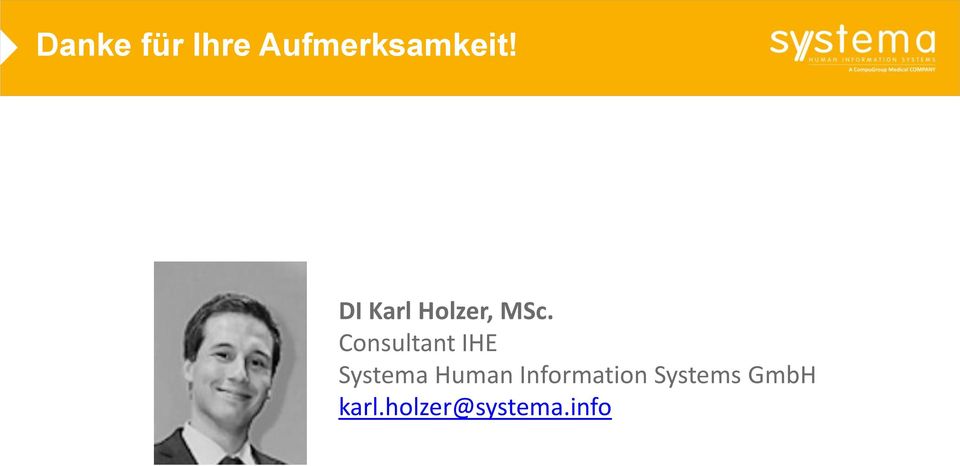 Consultant IHE Systema Human
