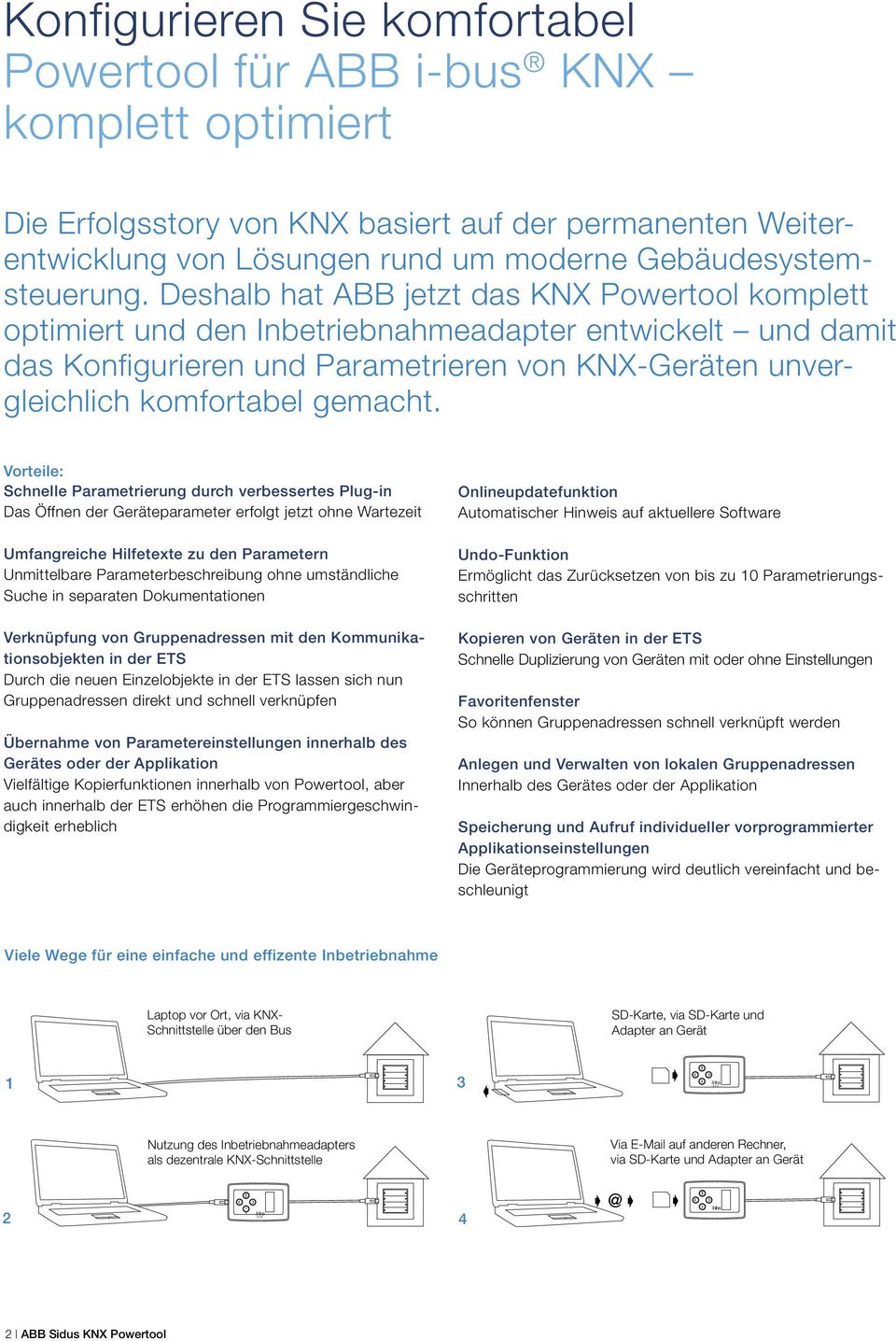 Vorteile: Schnelle Parametrierung durch verbessertes Plug-in Das Öffnen der Geräteparameter erfolgt jetzt ohne Wartezeit Umfangreiche Hilfetexte zu den Parametern Unmittelbare Parameterbeschreibung