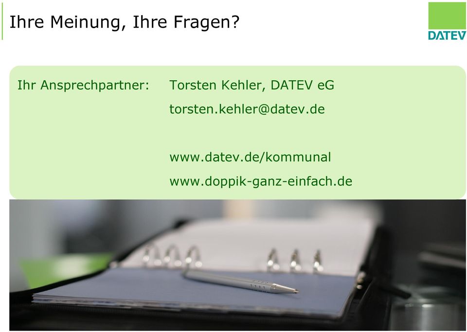 DATEV eg torsten.kehler@datev.de www.