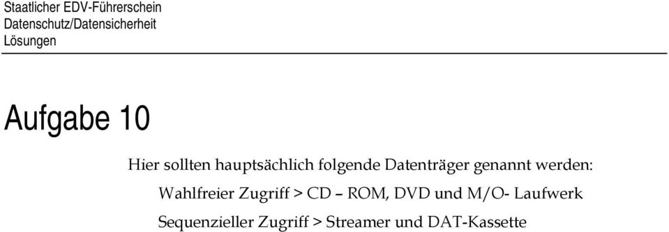 Wahlfreier Zugriff > CD ROM, DVD und M/O-