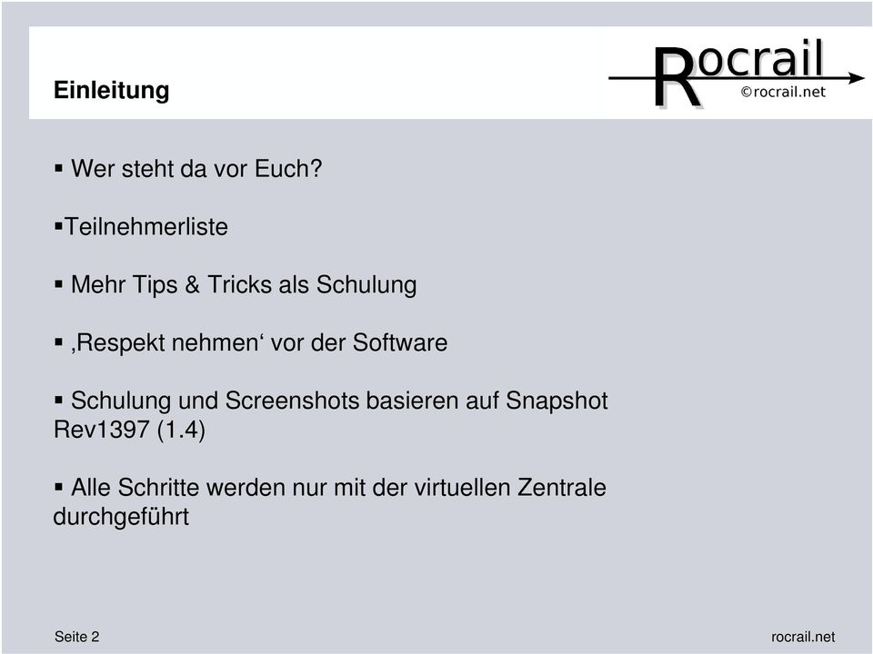 nehmen vor der Software Schulung und Screenshots basieren auf