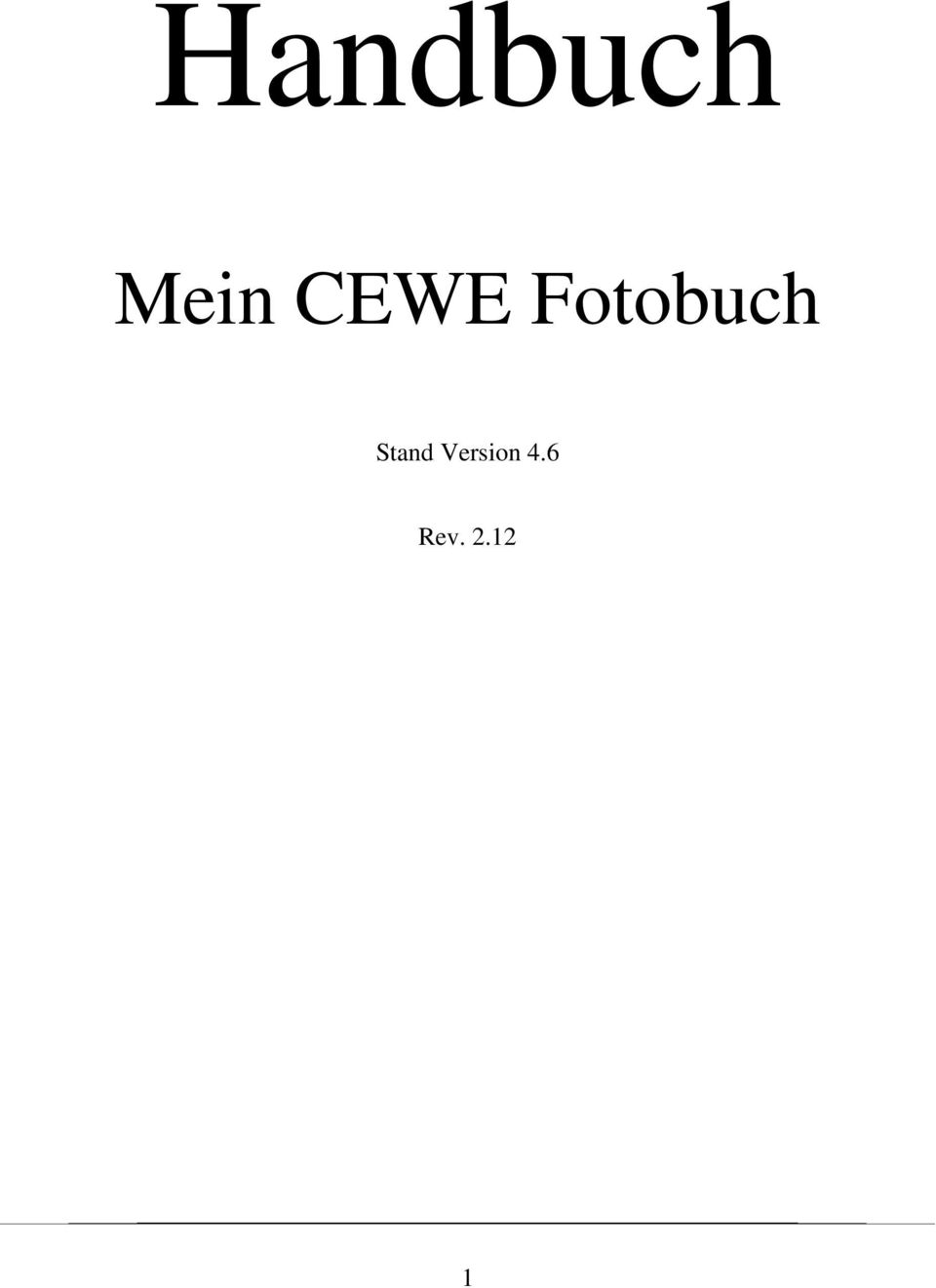 Handbuch Mein Cewe Fotobuch Stand Version 4 6 Rev Pdf Kostenfreier Download