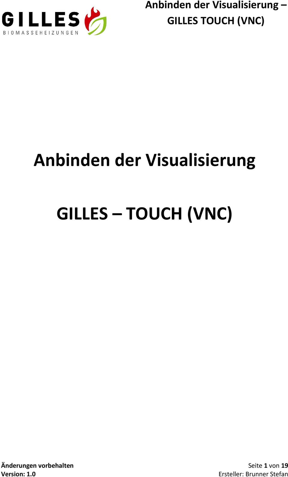 GILLES TOUCH