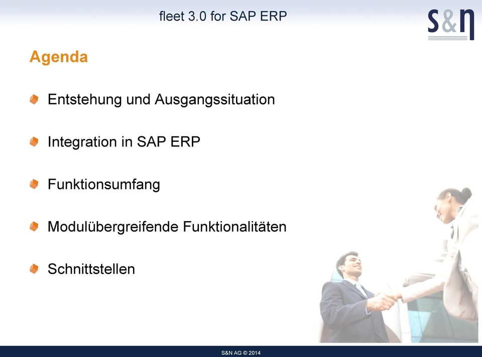 SAP ERP Funktionsumfang