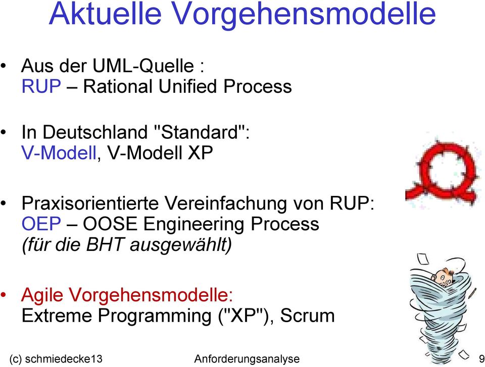 Vereinfachung von RUP: OEP OOSE Engineering Process (für die BHT