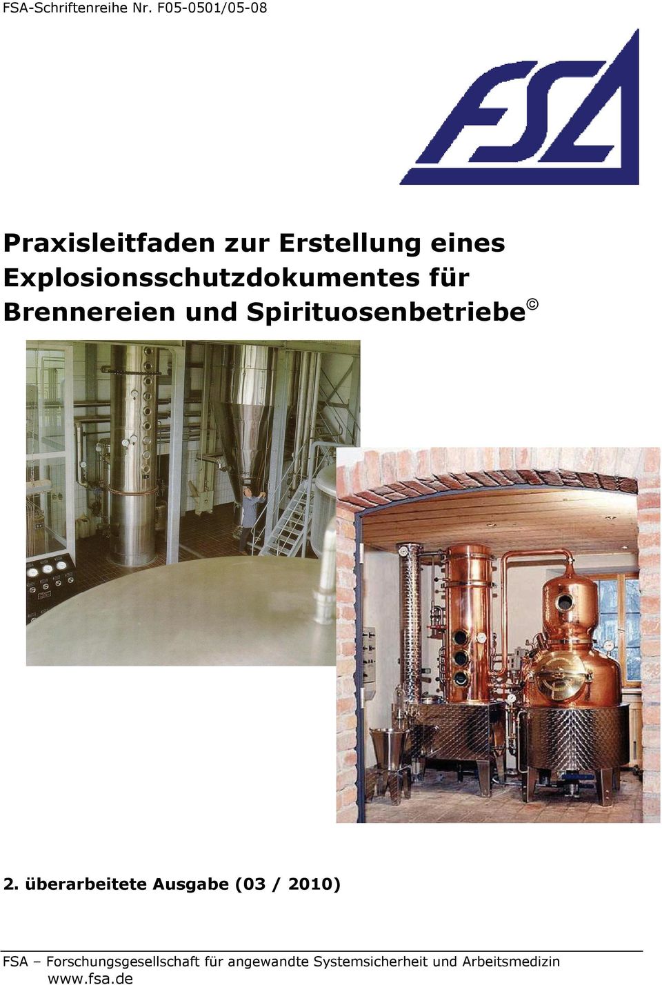 Explosionsschutzdokumentes für Brennereien und Spirituosenbetriebe