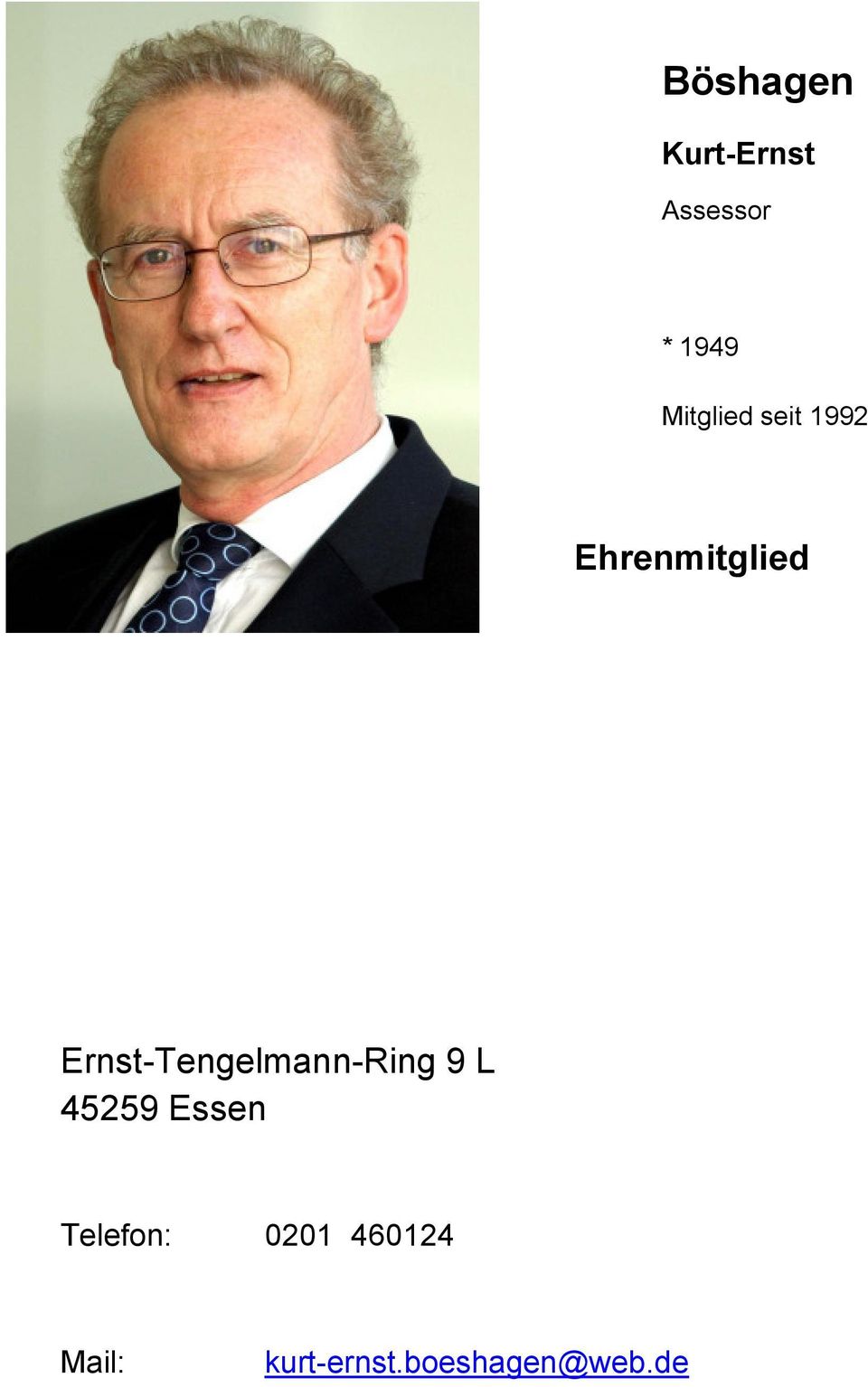 Ernst-Tengelmann-Ring 9 L 45259 Essen