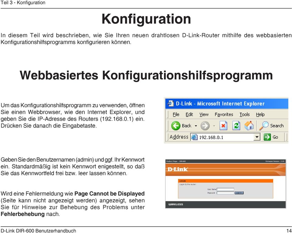 Klicken Sie auf den Assistenten zur Einrichtung einer Internetverbindung (Internet Connection Setup Wizard).