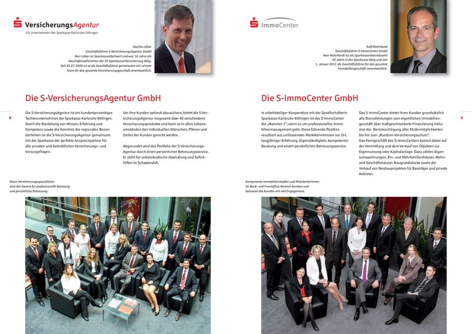 Ralf Mohrhardt Geschäftsführer S-ImmoCenter GmbH Herr Mohrhardt ist als Sparkassenbetriebswirt 30 Jahre in der Sparkasse tätig und seit 1.