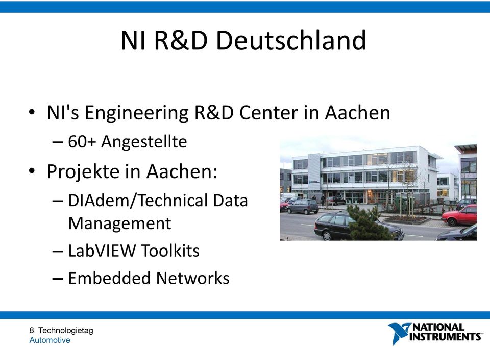 Projekte in Aachen: DIAdem/Technical