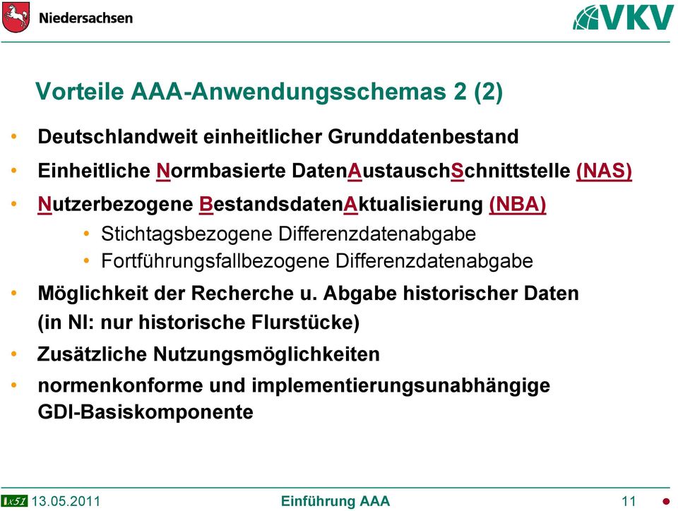 Fortführungsfallbezogene Differenzdatenabgabe Möglichkeit der Recherche u.