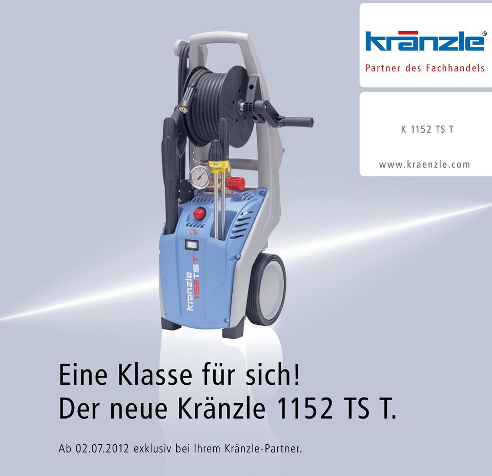 Der neue Kränzle 1152 TS T. Ab 02.07.