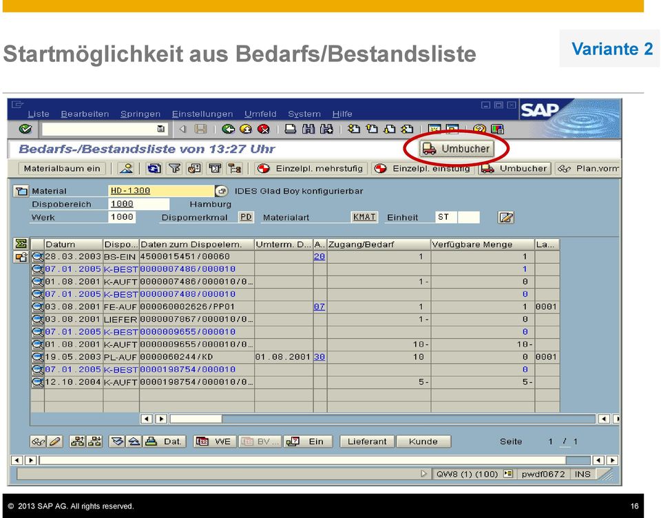Variante 2 2013 SAP AG.