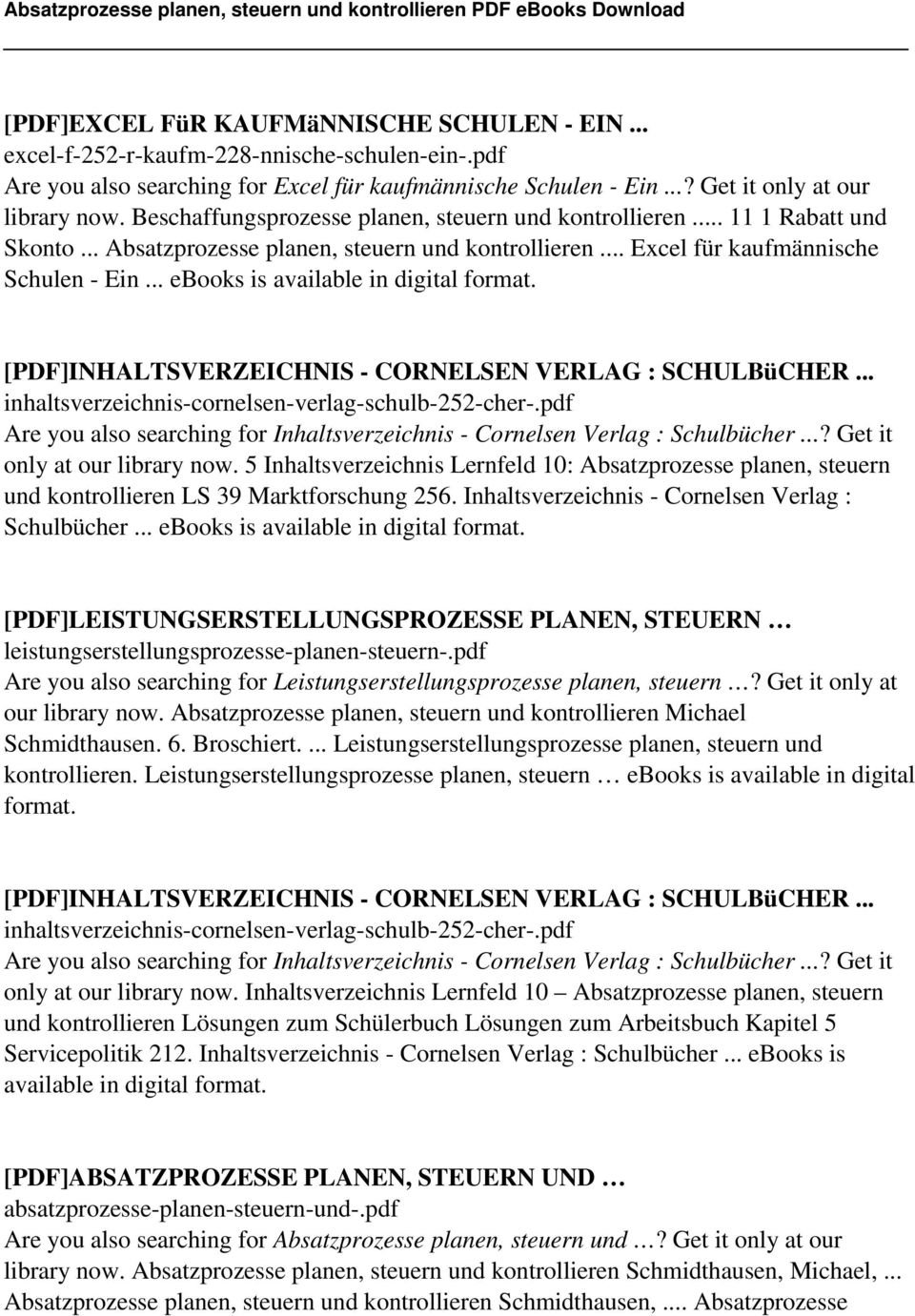 .. ebooks is available in digital format. [PDF]INHALTSVERZEICHNIS - CORNELSEN VERLAG : SCHULBüCHER... inhaltsverzeichnis-cornelsen-verlag-schulb-252-cher-.