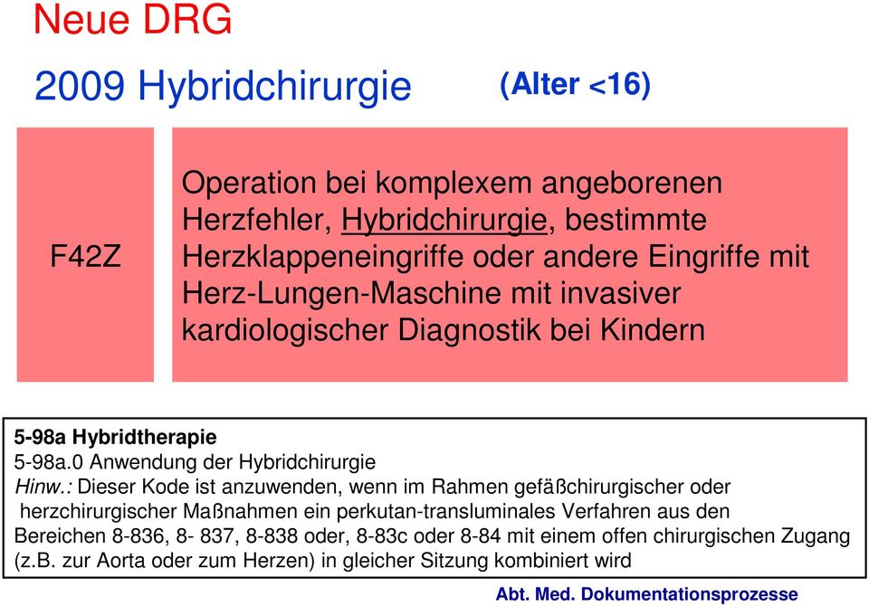 0 Anwendung der Hybridchirurgie Hinw.