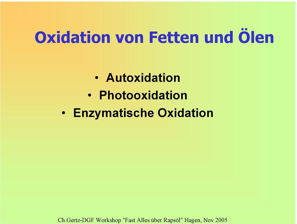 Autoxidation