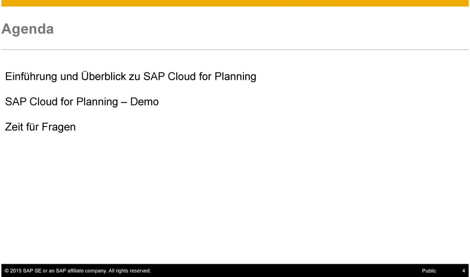 Demo Zeit für Fragen 2015 SAP SE or an SAP