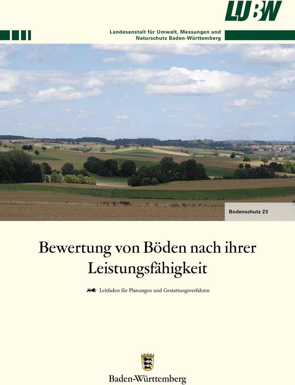 der ihrer Natur- Leistungsfähigkeit und Kulturgeschichte L L Leitfaden