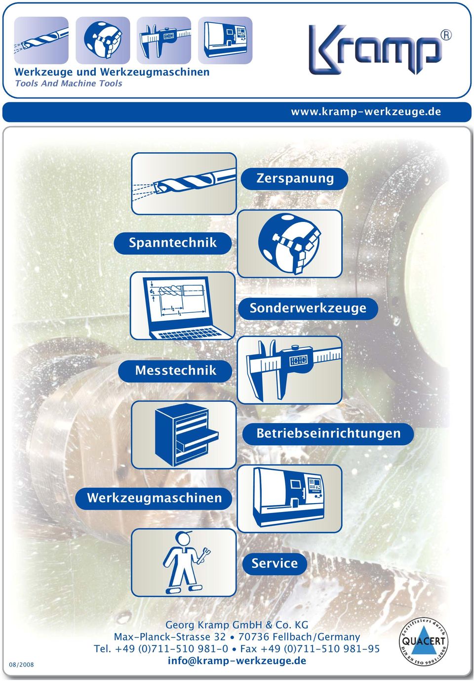 Werkzeugmaschinen Service 08/2008 Georg Kramp GmbH & Co.